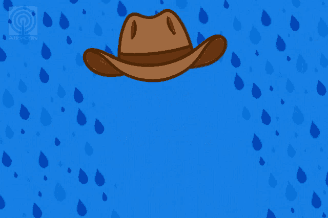 a picture of a cowboy hat with the words weather weather lang
