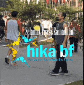 a group of people are walking down a sidewalk with a sign that says fika bf