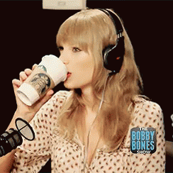Taylor Swift Sip GIF - Taylor Swift Sip Coffee GIFs