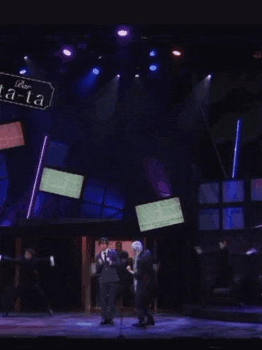 a sign that says bar la-ta on it