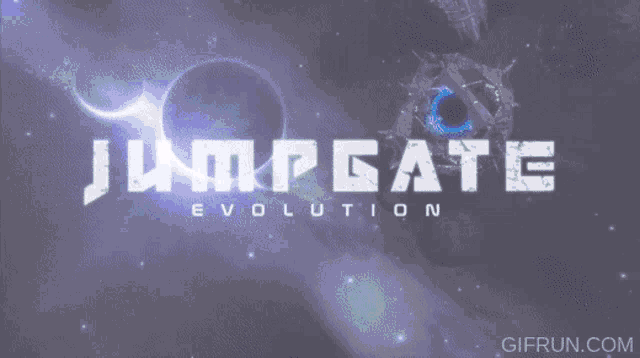 a video game called jumpgate evolution is being displayed
