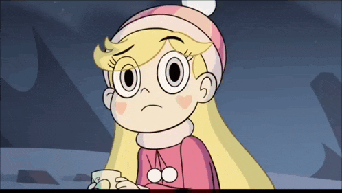 star butterfly from star vs the forces of evil is wearing a pink hat