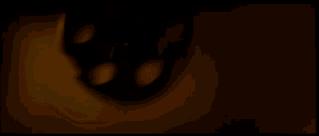 a close up of a man 's face with a beard in the dark