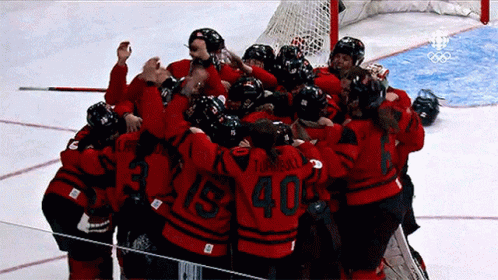 Team Canada Womens Hockey GIF - Team Canada Womens Hockey Happy GIFs