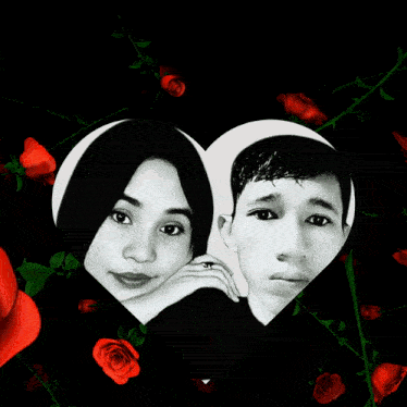 a picture of a man and a woman with the words assalamualaikum