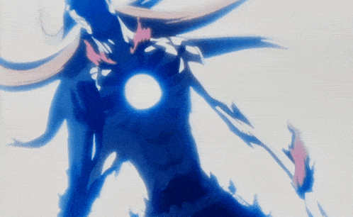 a silhouette of a person with a glowing heart on their chest