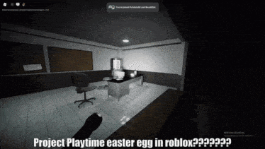 a screenshot of a video game called project playtime easter egg