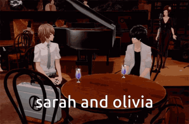 Sarah And Olivia Joker Persona5 GIF - Sarah And Olivia Joker Persona5 Akechi Persona5 GIFs