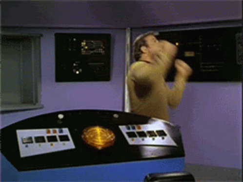 Angry Captain Kirk Screaming GIF - Angry Captain Kirk Screaming Frustrated GIFs