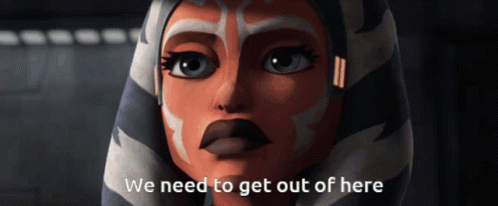 Ahsoka Tano Clone Wars We Need To Get Out Of Here GIF - Ahsoka Tano Clone Wars We Need To Get Out Of Here GIFs