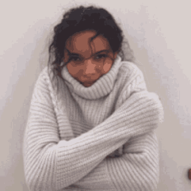 Cold Freezing GIF - Cold Freezing Sweater GIFs