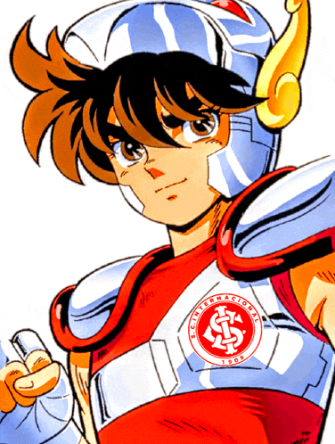 a drawing of a boy with a helmet that says ' a.c. internacional ' on it