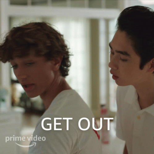 Get Out Jeremiah GIF - Get Out Jeremiah The Summer I Turned Pretty GIFs