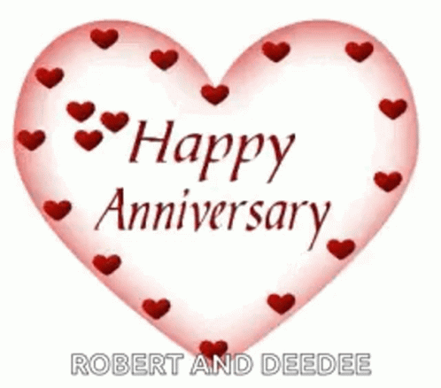 Happy Anniversary Hearts GIF - Happy Anniversary Hearts Love GIFs