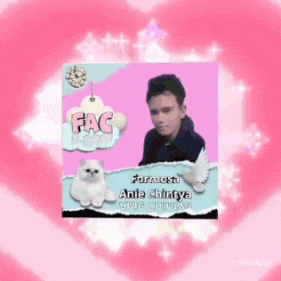 a picture of a boy with a cat and the word fac