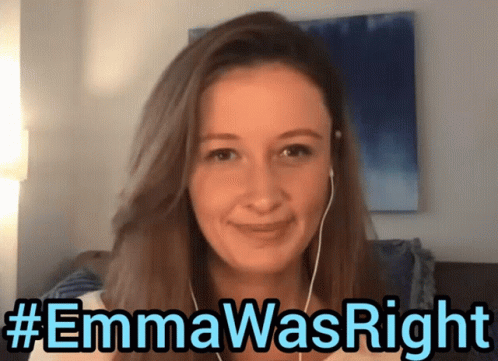 Emma Vigeland Majority Report GIF - Emma Vigeland Majority Report I Was Right GIFs