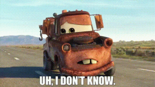 Cars Tow Mater GIF - Cars Tow Mater Uh I Dont Know GIFs