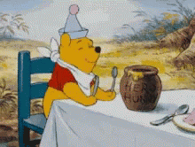 Winnie The Pooh Excited GIF - Winnie The Pooh Excited Time To Eat GIFs