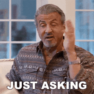 Just Asking Sylvester Stallone GIF