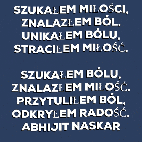 a blue background with white text that says " szukalem milosci "