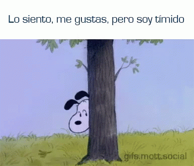 Lo Siento Me Gustas, Pero Soy Timido GIF - Snoopy Hide Hiding GIFs