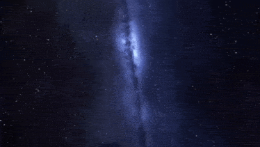 a blue galaxy with a lot of stars in the background