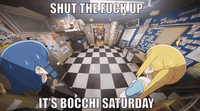 Bocchi The Rock Bocchi Sweep GIF - Bocchi The Rock Bocchi Sweep Bocchi Saturday GIFs