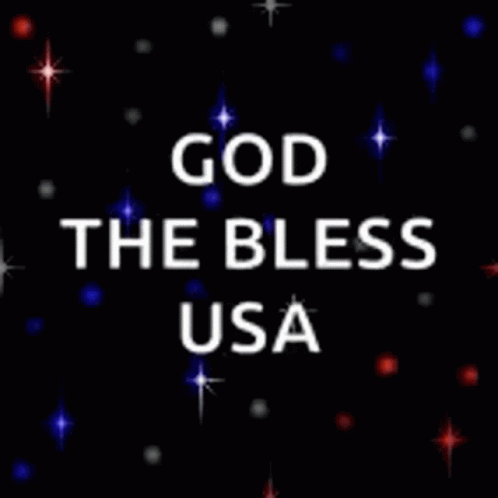 God Bless The Usa Sparkle GIF - God Bless The Usa Sparkle God Bless America GIFs