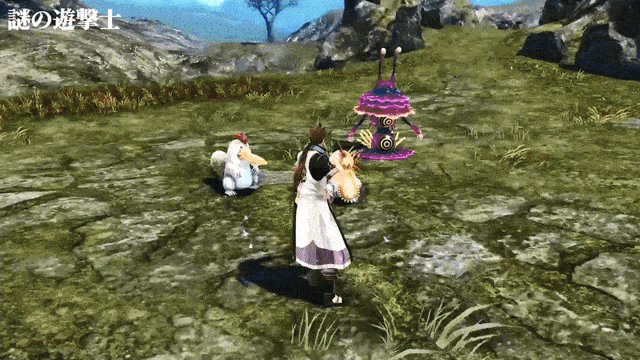 a video game is being played with chinese characters