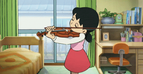 Violin Playing Violin GIF - Violin Playing Violin Shizuka GIFs