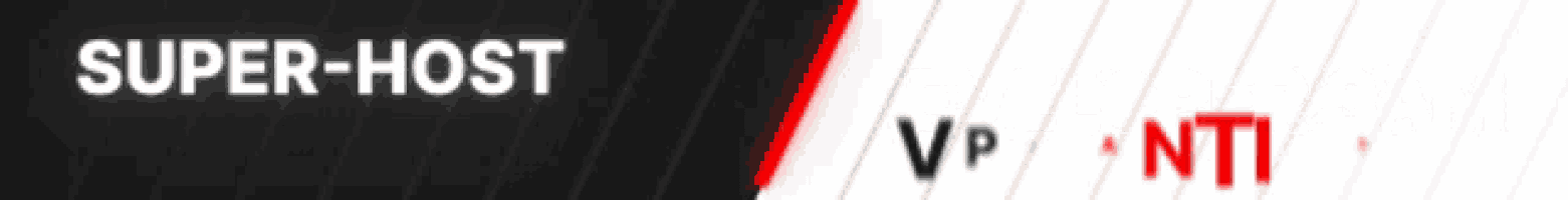 a black and white background with the words super host and game hosting