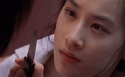 黄圣依，流泪，功夫 GIF - Kung Fu Huang Sheng Yi Tears GIFs