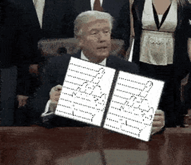 Trump Middle GIF
