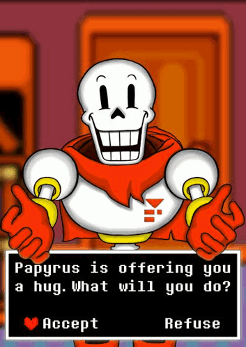 Papyrus Offer GIF - Papyrus Offer Hug GIFs