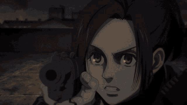 a close up of a cartoon character holding a fireball