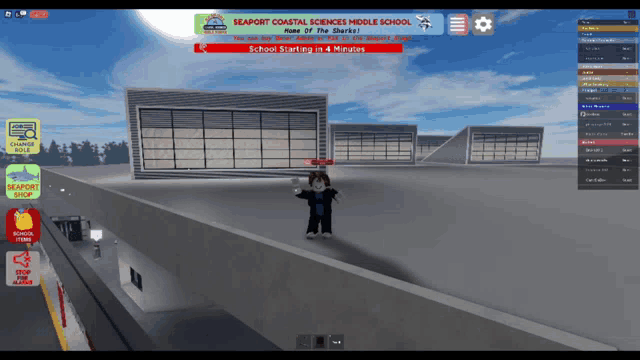 seaport coastal sciences middle school is shown on the screen