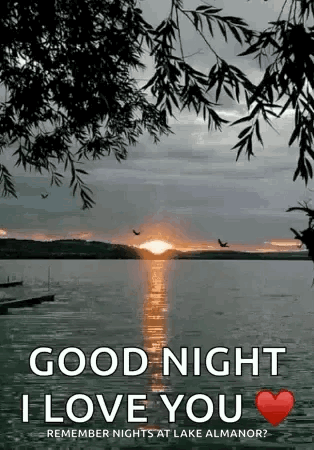 Goodnight Iloveyou GIF - Goodnight Iloveyou Lake GIFs
