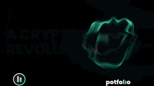 a black background with the words " a crypto revolution "