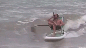 Paddle Board GIF - Paddle Board Stand Up Paddle Board Drinking GIFs