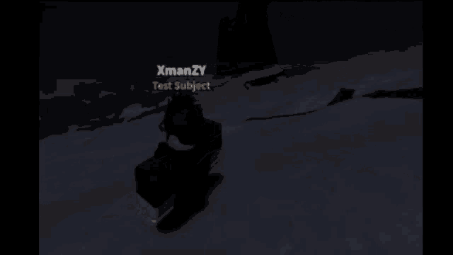 a person in a video game is named xmanzy and is a test subject