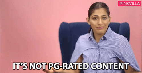 Its Not Pg Rated Content Kubbra Sait GIF - Its Not Pg Rated Content Kubbra Sait Pinkvilla GIFs
