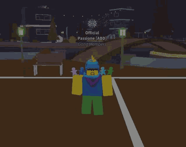 a cartoon character in a video game says official passione