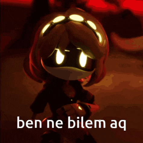 a picture of a cartoon character with the words ben ne bilem aq