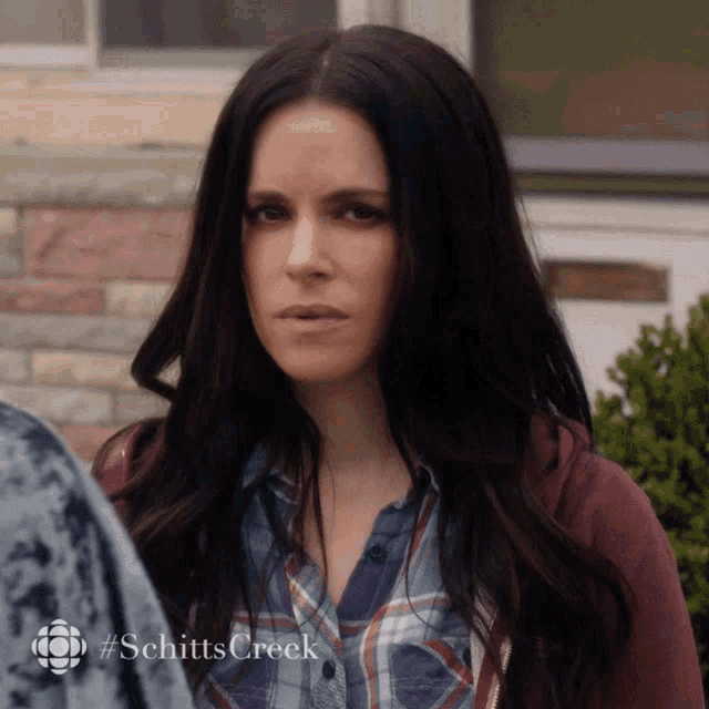 Pissed Off Emily Hampshire GIF - Pissed Off Emily Hampshire Stevie GIFs