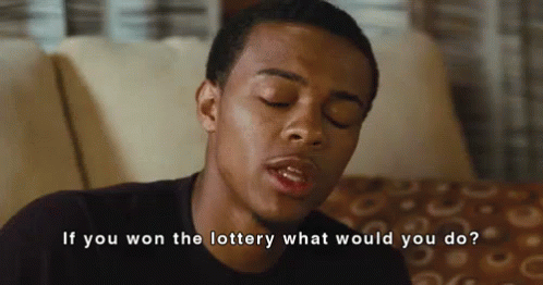 What Will You Do If Win? GIF - Lottery Win Whattodo GIFs