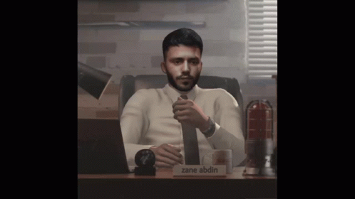 Coughing Office Space GIF - Coughing Office Space Zane Abdin GIFs