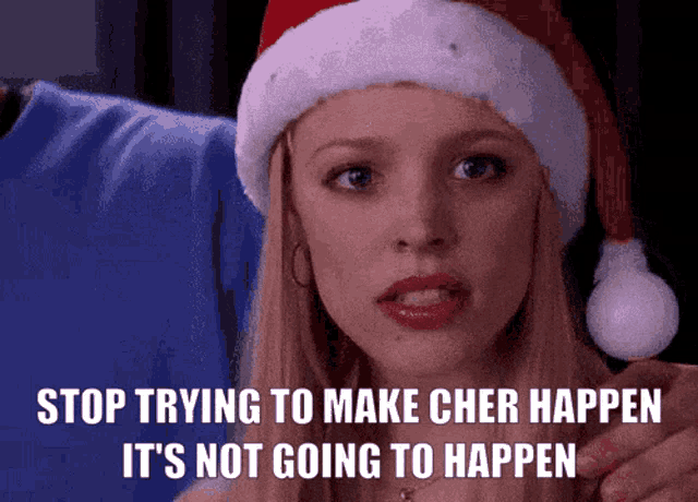 Cher Stop GIF - Cher Stop Trying GIFs