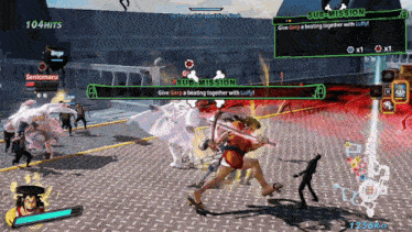 a screenshot of a video game with a submission screen