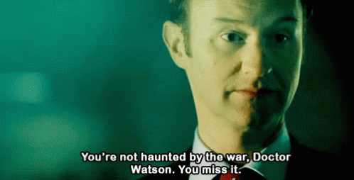 Sherlock Doctor Watson GIF - Sherlock Doctor Watson Not Haunted GIFs