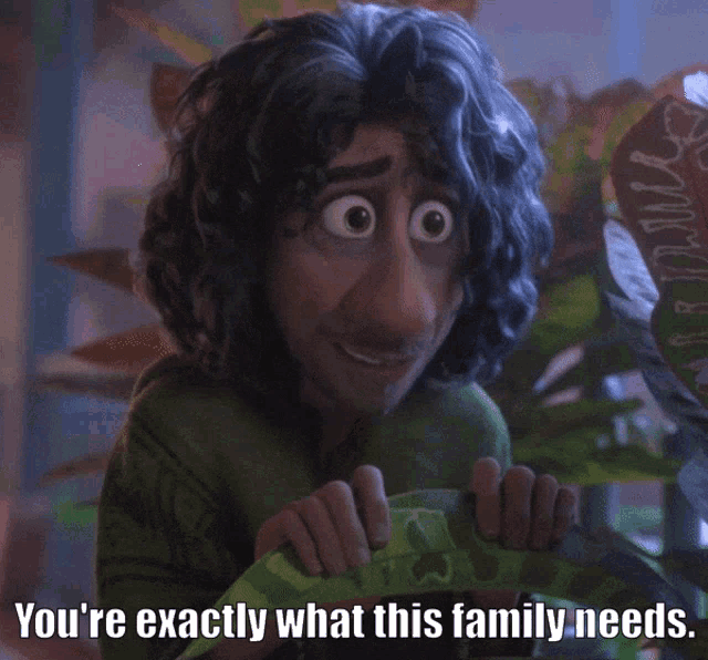 Youre Exactly What This Family Needs Bruno GIF - Youre Exactly What This Family Needs Bruno Encanto GIFs